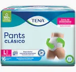 TENA PANTS CLASICO L 16 UND