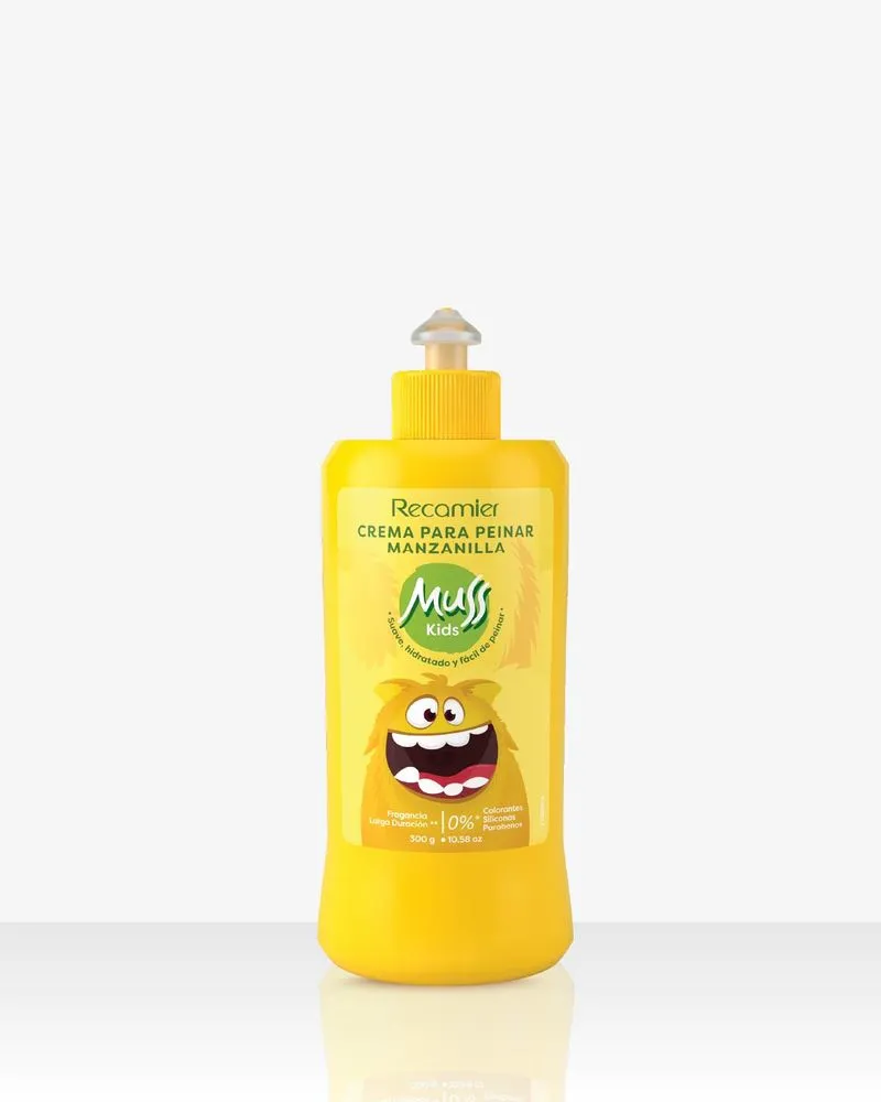CREMA DE PEINAR MUSS KIDS 300 ML MANZANILLA