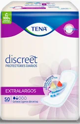 PROTECTOR TENA DISCREET EXTRALARGOS 50 UNID