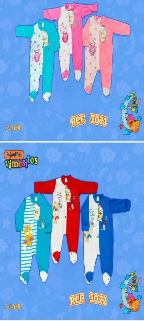 PIJAMA PIECITOS VIMESITOS 3071 3072 3074 3073 