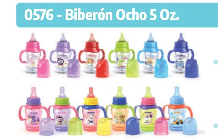 BIBERON 5 OZ 0576 CORCHITO FIGURA OCHO 