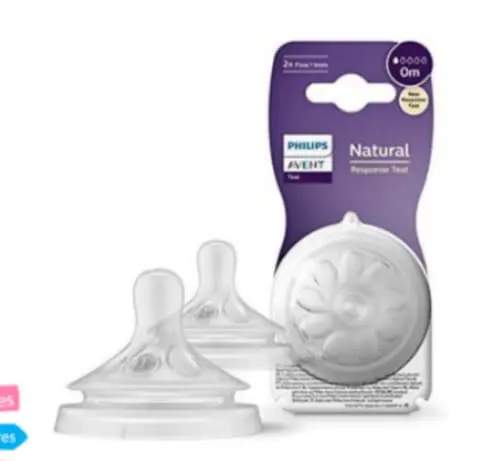 CHUPO REPUESTO AVENT NATURAL SCY 962 02 / 962 01  (0+)1 / 2 GOTAS