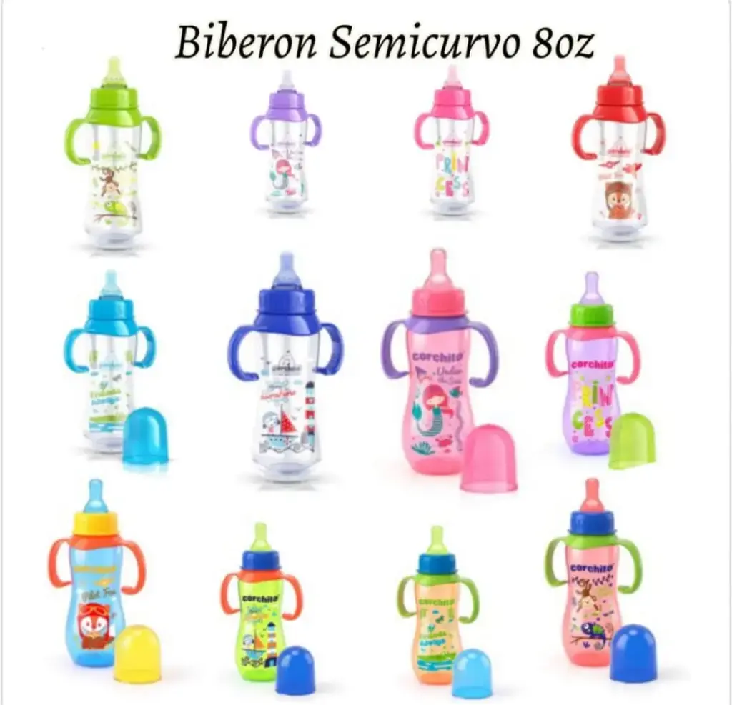 BIBERON 8 OZ 0453 CORCHITO FIGURA SEMICURVO 