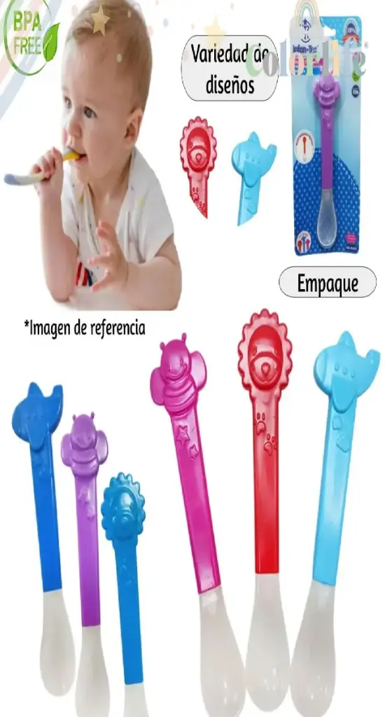 CUCHARA INFAN TEC GB 0409 SILICONA 