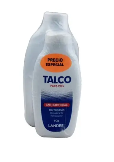 TALCO ADULTO LANDER 120 GR + 60 SPORT