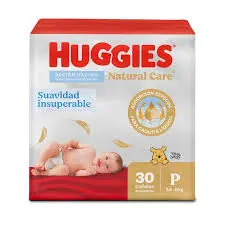 HUGGIES NATURAL CARE 1/P X 30 UND