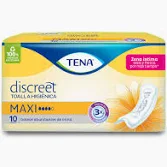 TOALLA TENA DISCREET MAXI 10 UND