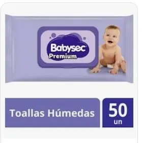 TOALLITAS BABYSEC 50 UND
