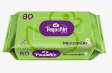 TOALLITAS PEQUEÑIN 80 UND MANZANILLA 