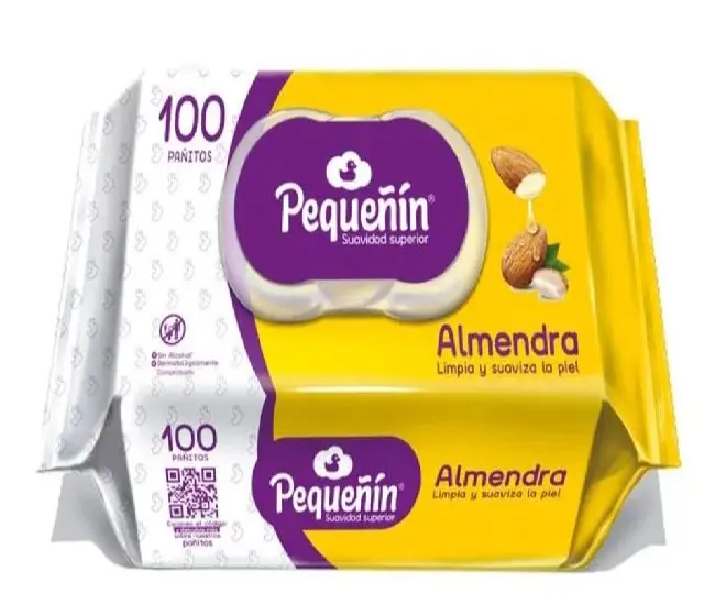TOALLITAS PEQUEÑIN 100 UND ALMENDRA 