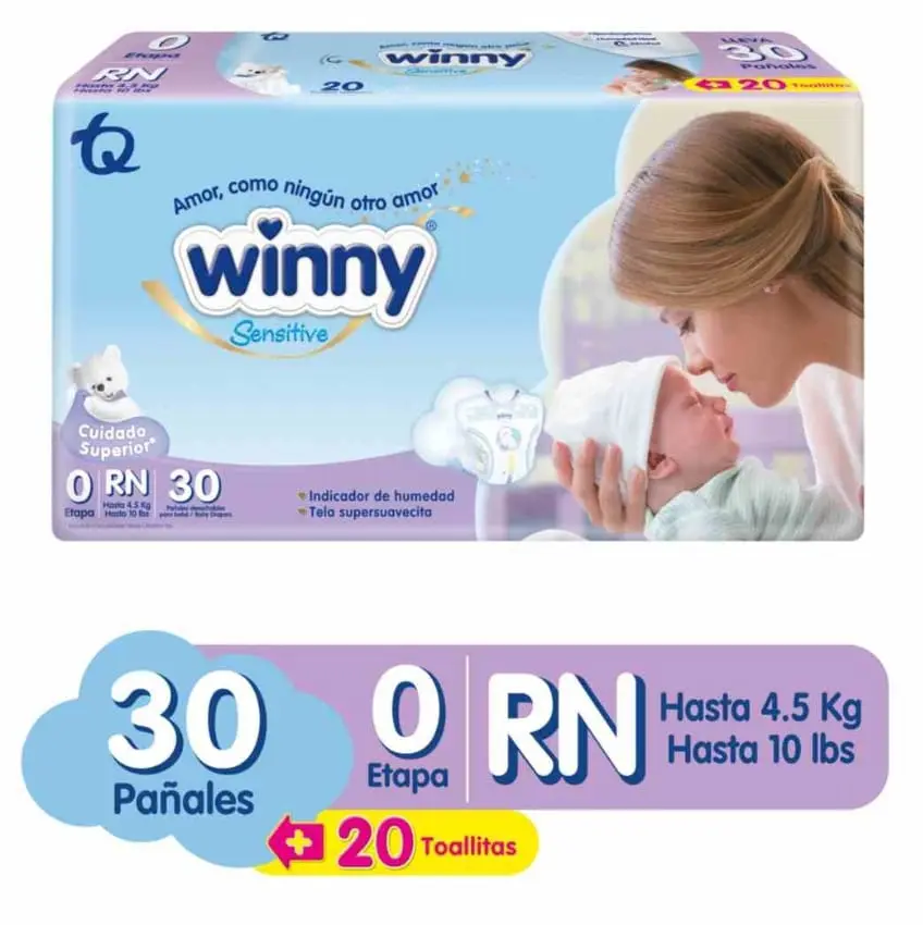 WINNY SENSITIVE 0 X 30 UND