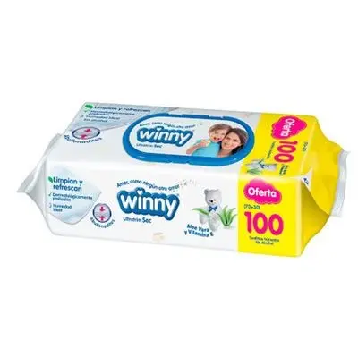 TOALLITAS WINNY 100 UND ALOE 