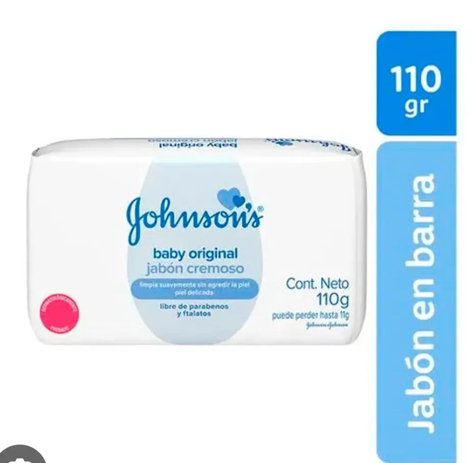 JABON JOHNSON BABY 3 UND ORIGINAL  