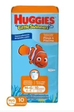 PAÑAL PISCINA LITTLE SWIMMERS M/G X 10