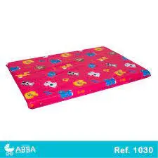 [0839] COLCHONETA PARA CORRAL 1030 PEQUEÑA ABBA ROSADA