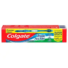 [0976] CREMA DENTAL ADULTO COLGATE 50 ML TRIPLE ACCION + CEPILLO 