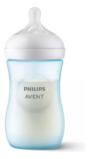 [2591] BIBERON ANTICOLICO 9 OZ AVENT NATURAL SCY 903/21 AZUL