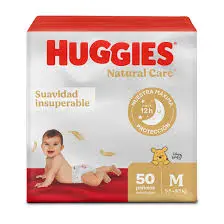 [1340] HUGGIES NATURAL CARE 2 X 50 UND