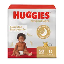[1342] HUGGIES NATURAL CARE 3 X 50 UND