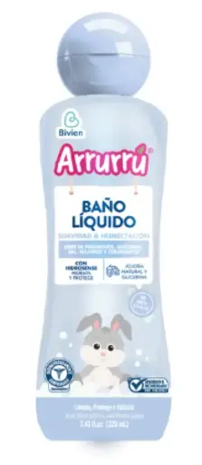 [0189] BAÑO LIQUIDO ARRURRU 220 ML SUAVIDAD Y HUMECTACION 