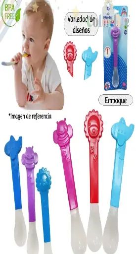 [3000] CUCHARA INFAN TEC GB 0409 SILICONA 