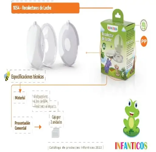 [1818] RECOLECTOR DE LECHE INFANTICOS 1054 