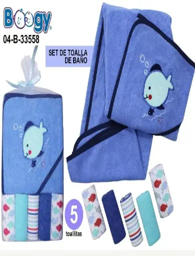 [2931] TOALLA BEBE BOOGY 04 B 33558 57