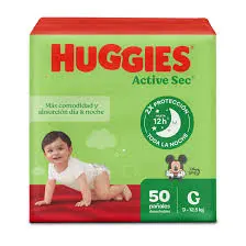 [1327] HUGGIES ACTIVE 3 X 50 UND