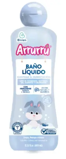 [0190] BAÑO LIQUIDO ARRURRU 400 ML SUAVIDAD Y HUMECTACION 