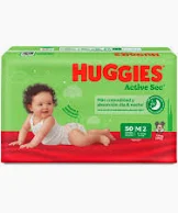 [1304] HUGGIES ACTIVE 2 X 50 UND