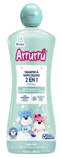 [1895] SHAMPOO ARRURRU 400 ML ORIGINAL 2 EN 1 