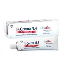 [1040] CREMA No 4 MEDICADA 30 GR ANTIPAÑALITIS 