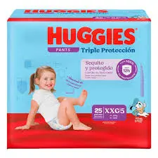 [22961] HUGGIES PANTS TRIPLE PROTECT 5 X 25 UND 