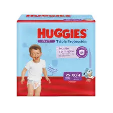 [23661] HUGGIES PANTS TRIPLE PROTECT  4 X 25 UND