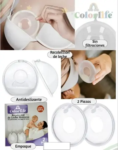 [BDL1018] RECOLECTOR DE LECHE SILICONADO COLORLIFE BDL 1018