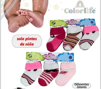 [36581] MEDIAS COLOR & LIFE X 3 PARES 36581
