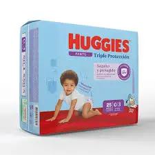 [86581] HUGGIES PANTS TRIPLE PROTECT  3 X 25 UND