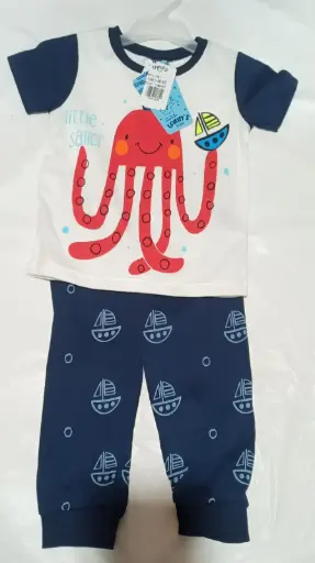 [21546] PIJAMA NIÑO BEBE L 7083 ( 9 MESES)