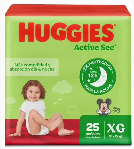 [0401] HUGGIES ACTIVE 4 X 25 UND