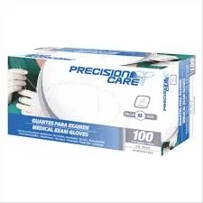 [2246] GUANTE LATEX PRECISION  TALLA M caja x 100 un